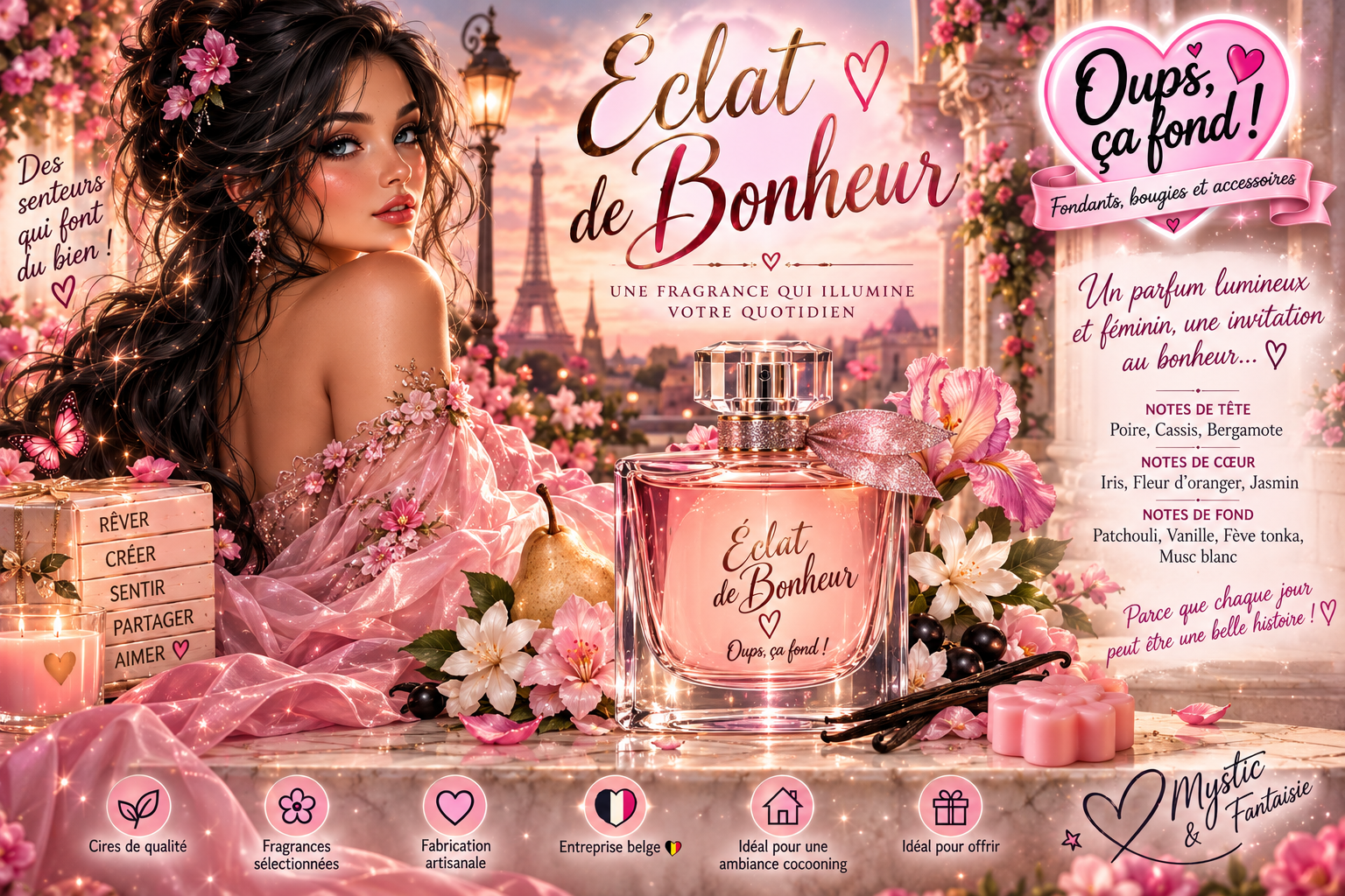 Fondant parfumé Eclat de bonheur