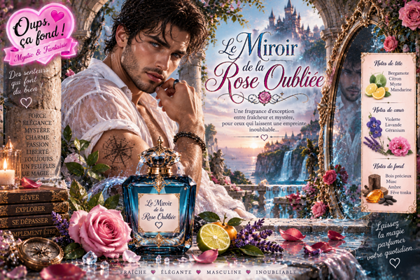 Fondant parfumé Le miroir de la rose oubliée