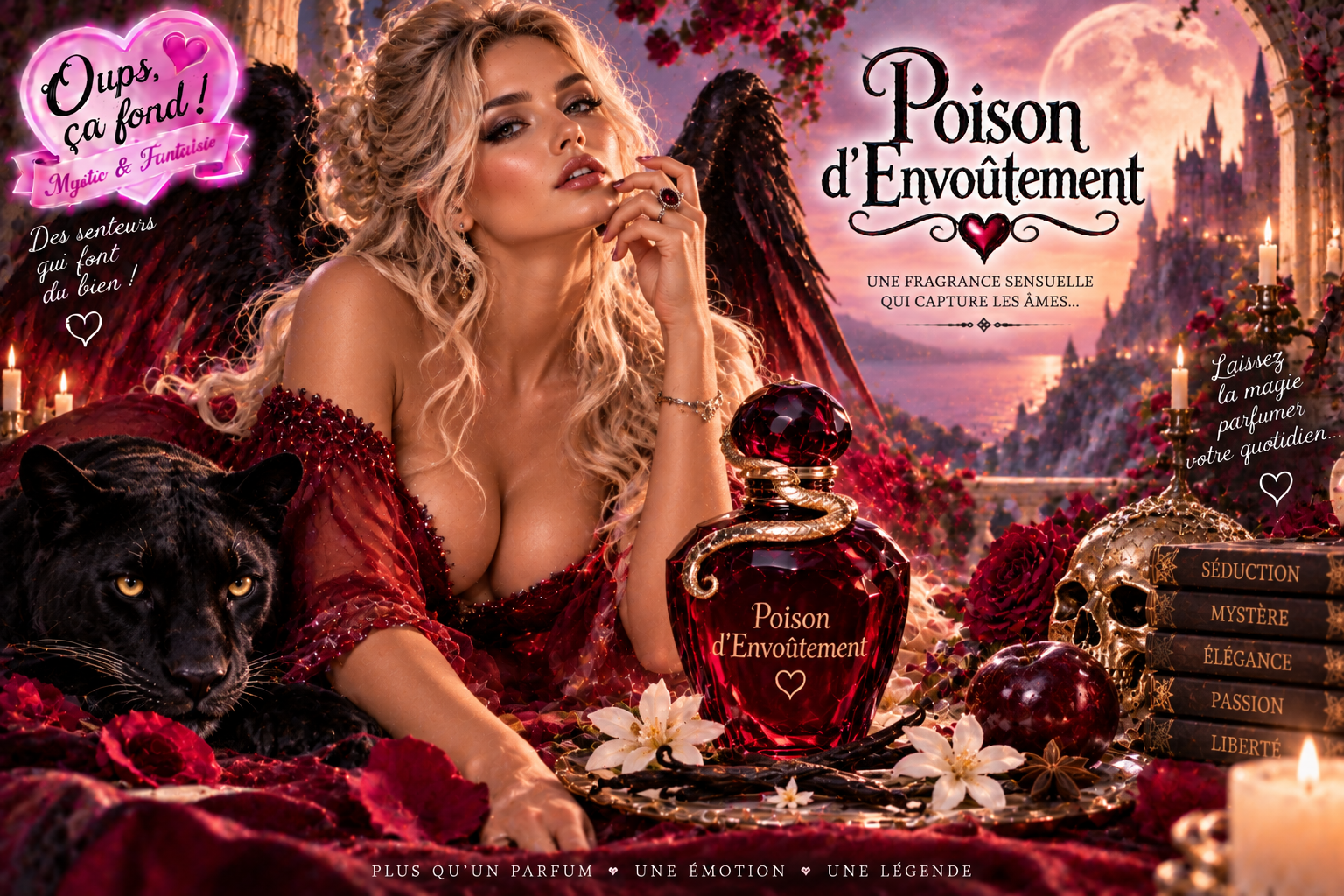 Fondant parfumé Poison d'envoûtement