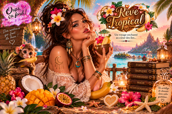 Fondant parfumé Rêve tropical