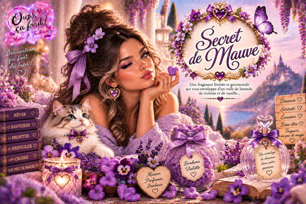 Fondant parfumé Secret de mauve