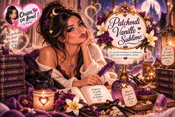 Fondant parfumé Patchouli vanille Sublime