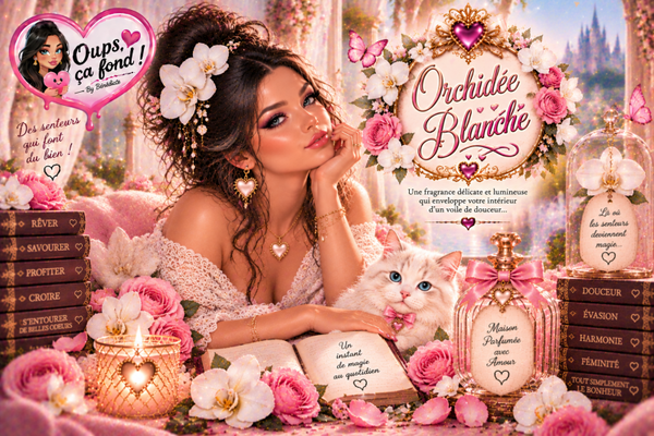 Fondant parfumé Orchidée blanche