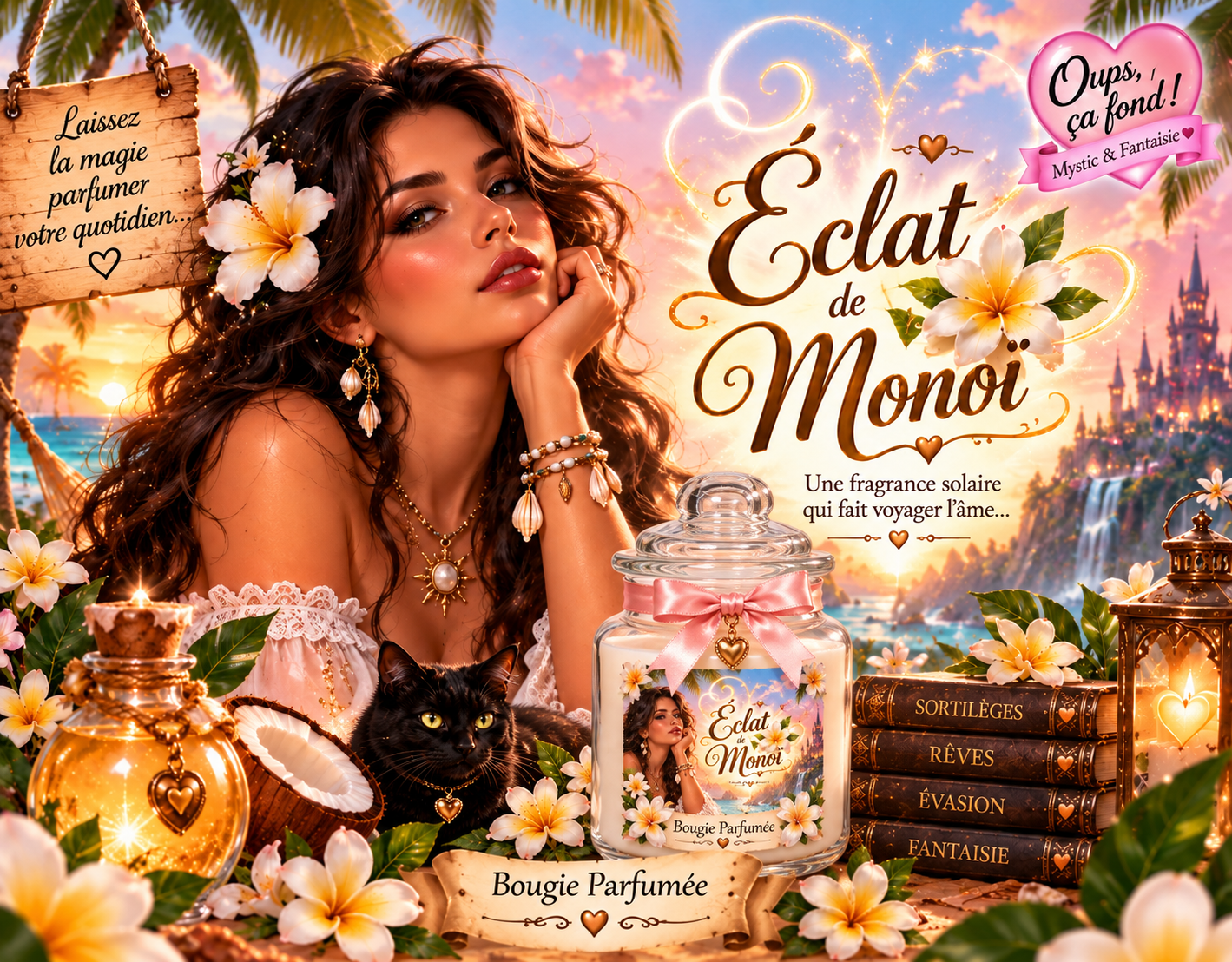 Bougie Eclat de Monoï 280ml