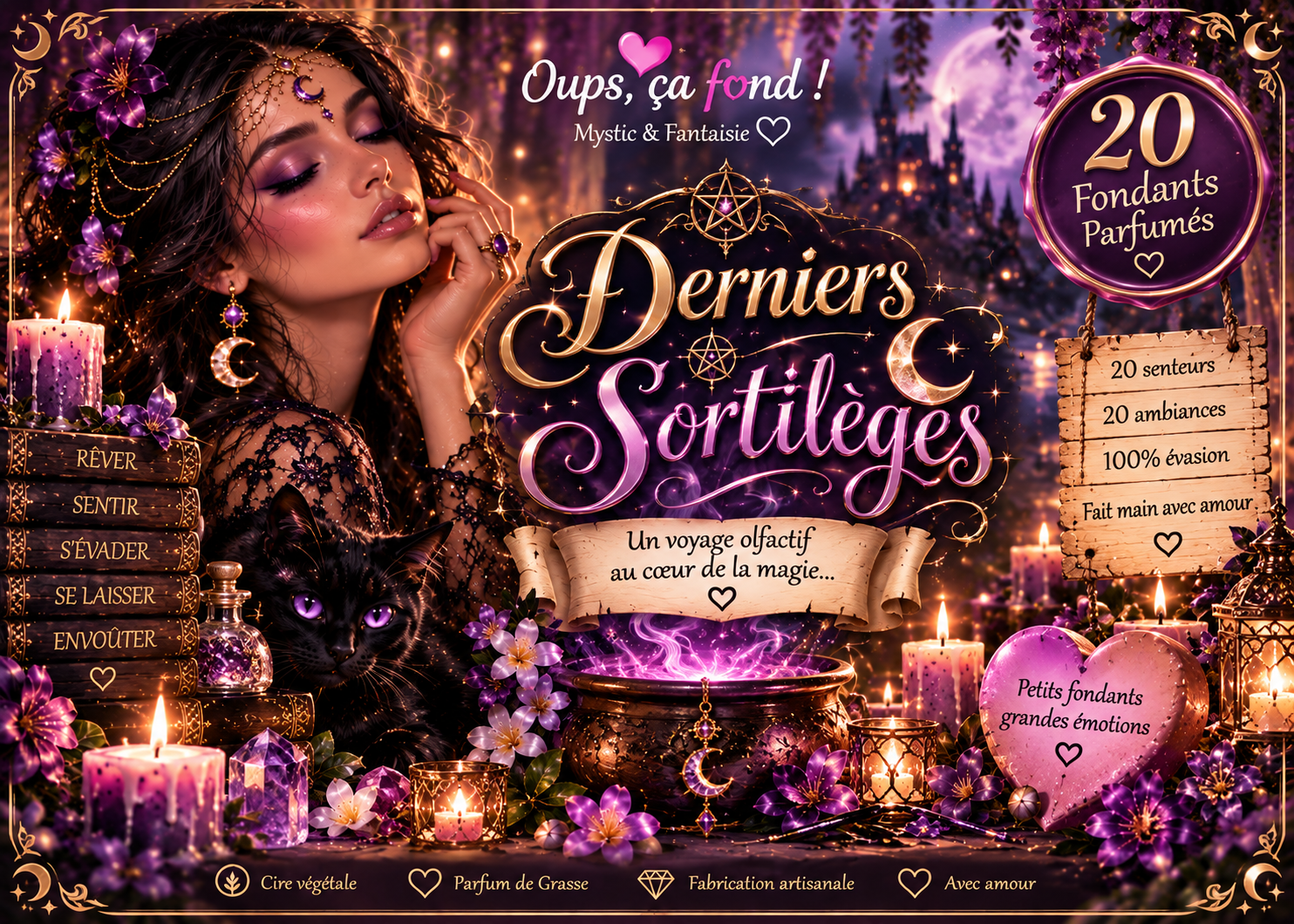 Coffret Derniers Sortilèges - 20 fondants parfumés