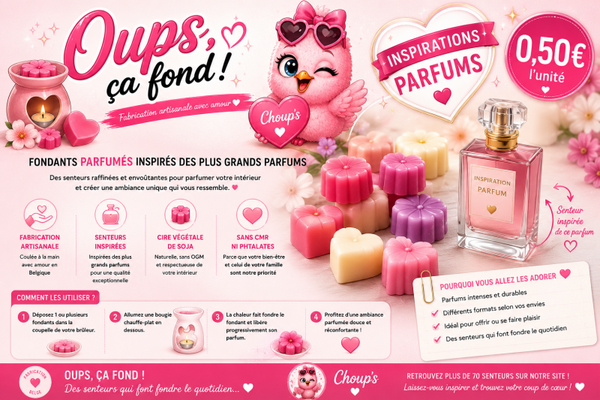 Fondants parfumés Inspiré des parfums Luxe