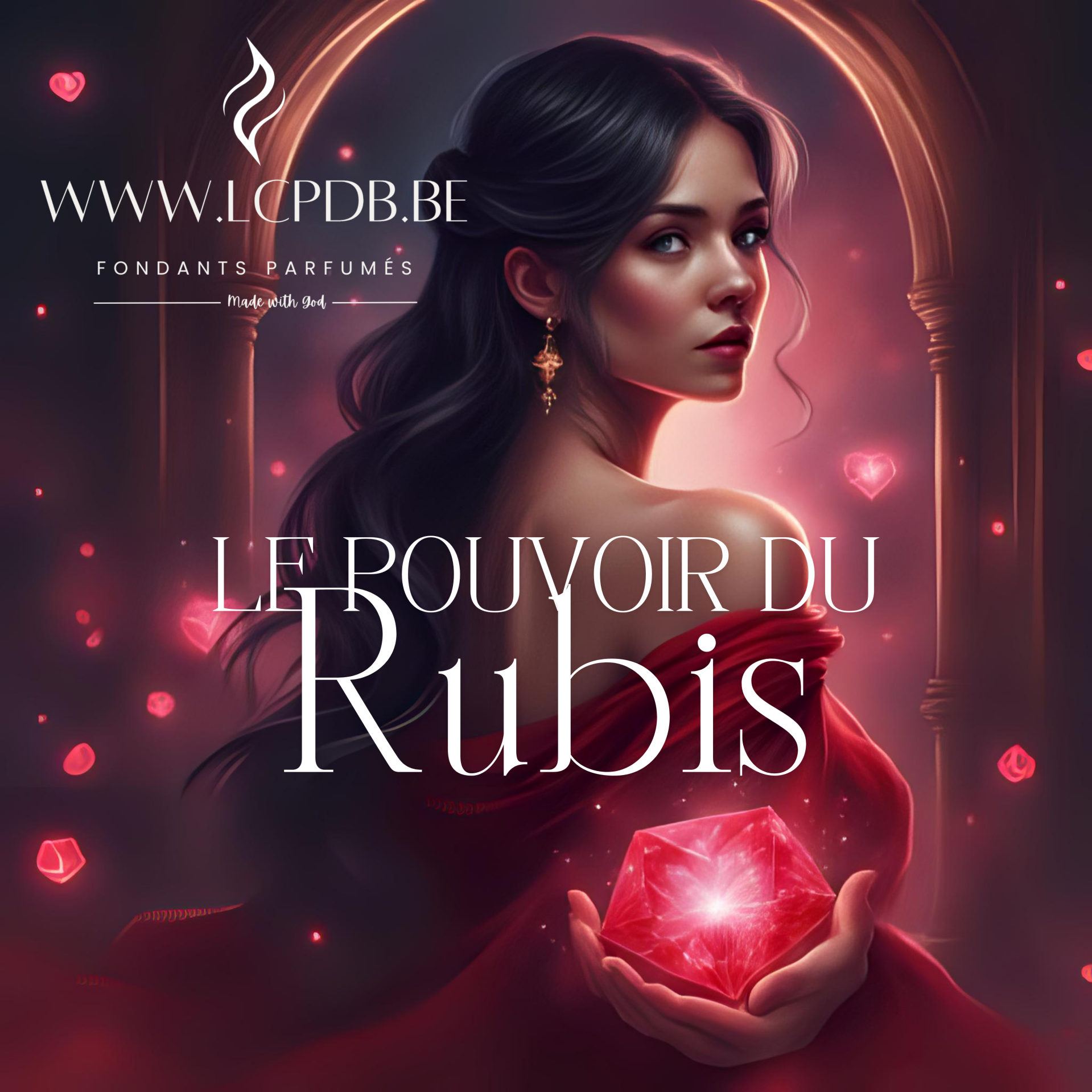 Fondant parfumé Le Pouvoir du Rubis (Ange ou Démon)