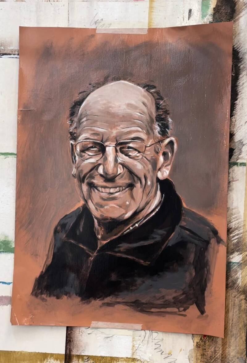 Portret in bruintinten