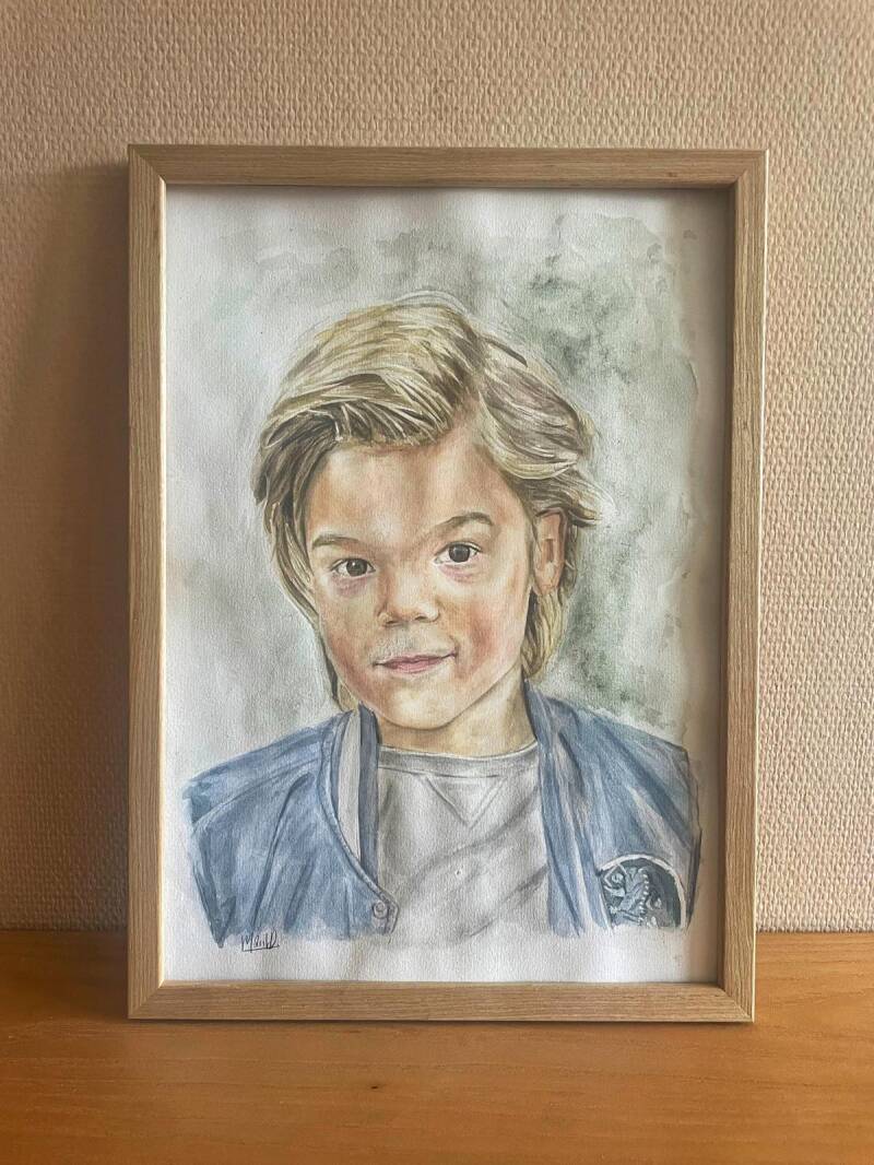 Aquarelportret 