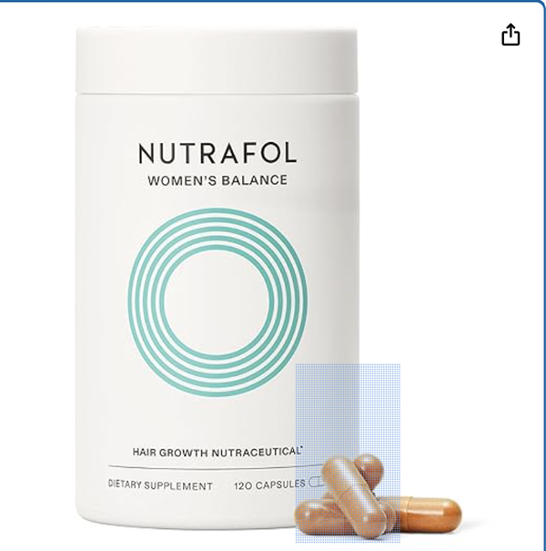 Nutrafol Women's Balance Hair Growth Supplements, Ages 45 and Up