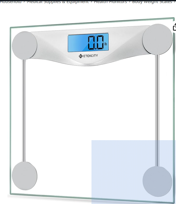 Etekcity Digital Body Weight Bathroom Scale,