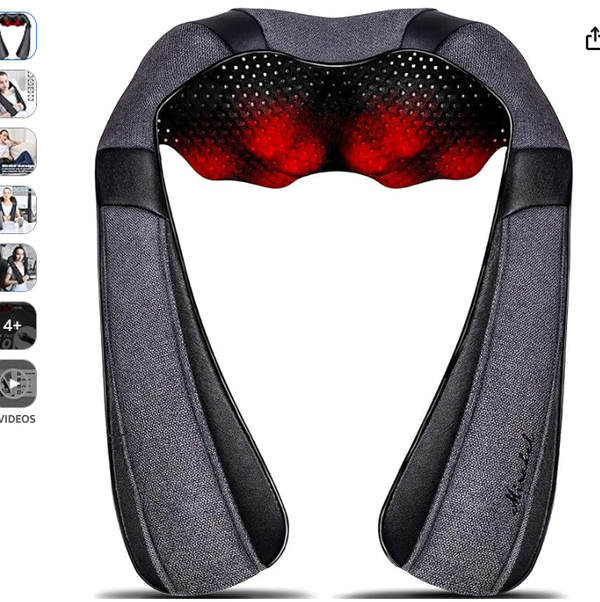Mirakel Mothers Day Gifts for Mom Wife Women, Neck Massager for Pain Relief Deep Tissue