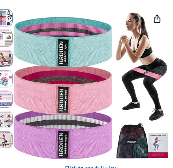 Resistance Bands for Working Out, Exercise Workout Bands for Women & Men, 3 Levels