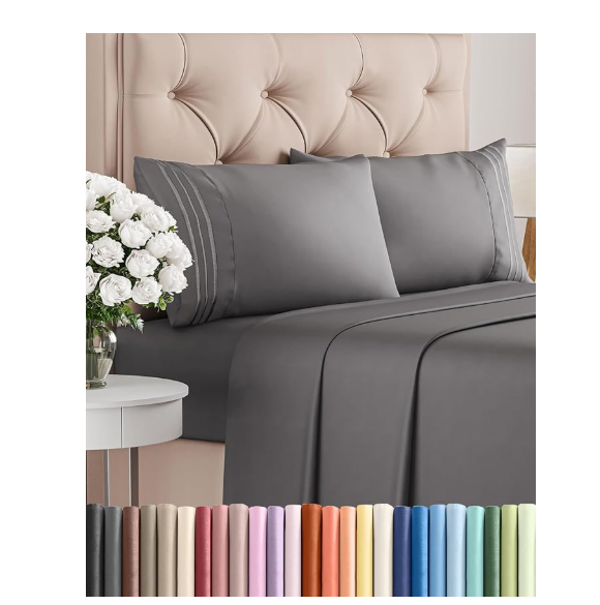 Queen Size 4 Piece Sheet Set -