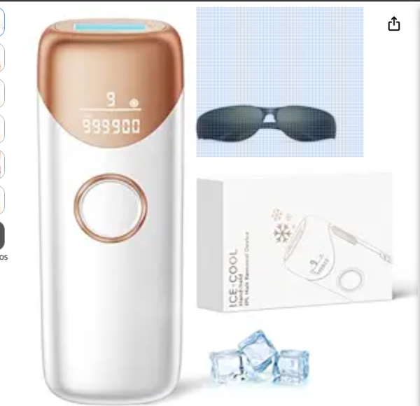 Ubroo Laser Hair Removal with 5℃ Ice Cooling,Hand-