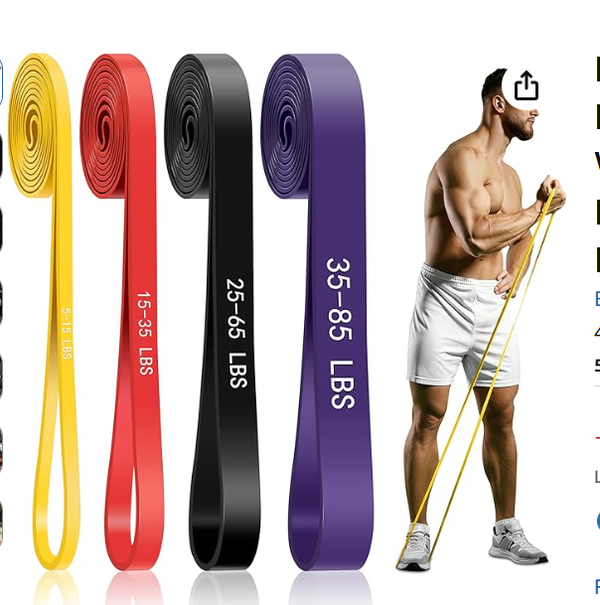 Resistance Bands for Working Out, 4-Level
