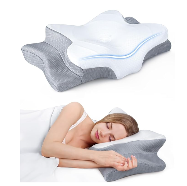 Ultra Pain Relief Cooling Pillow for Neck Support,