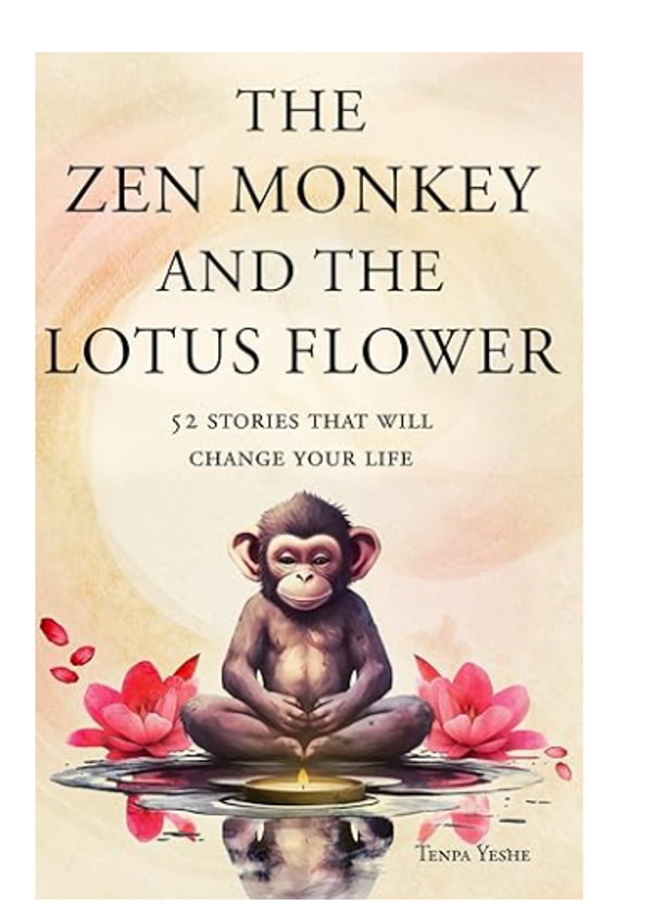 The Zen Monkey and the Lotus Flower: