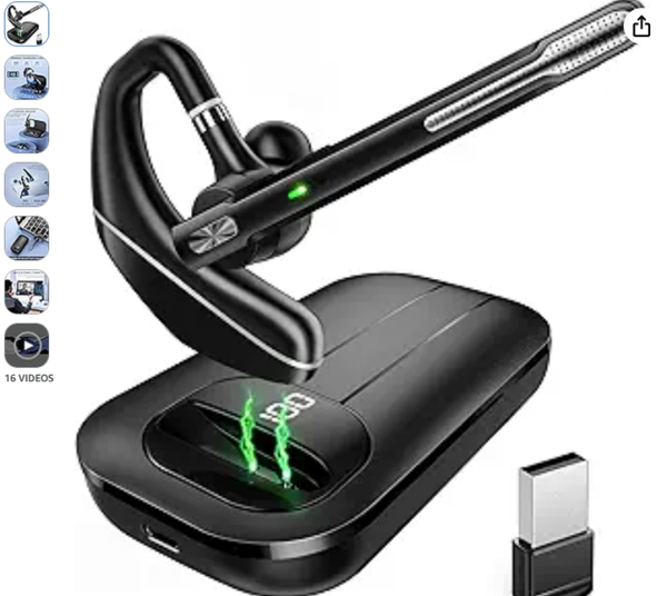 EKVANBEL Bluetooth Headset V5.3