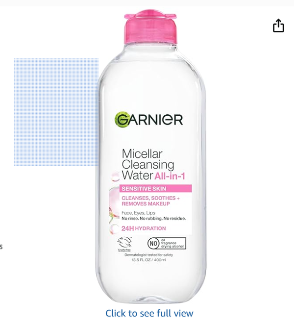 Garnier Micellar Water, Hydrating Facial Cleanser