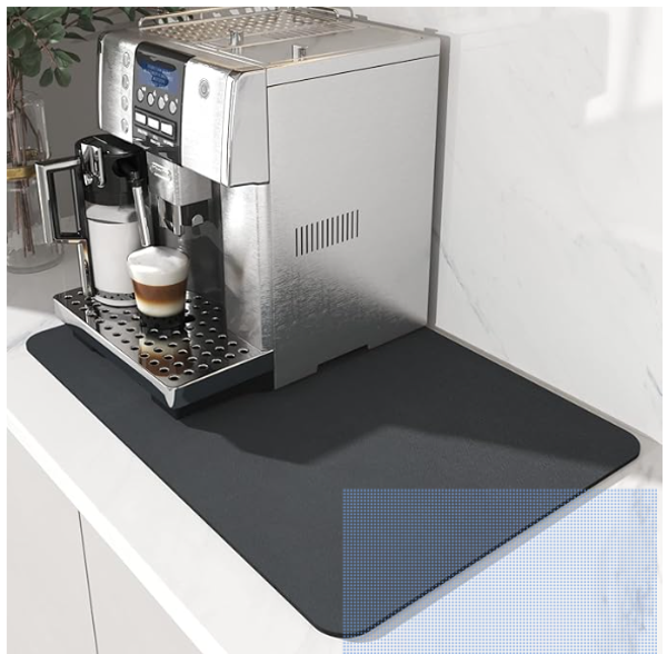 AMOAMI Dish Drying Mat for Kitchen Counter-Coffee Mat