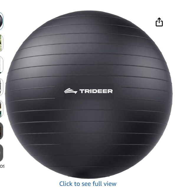Trideer Exercise Ball for Yoga, Pilates & Fitness