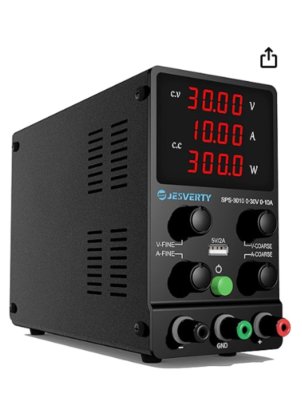 DC Power Supply Variable, 0-30V 0-10A