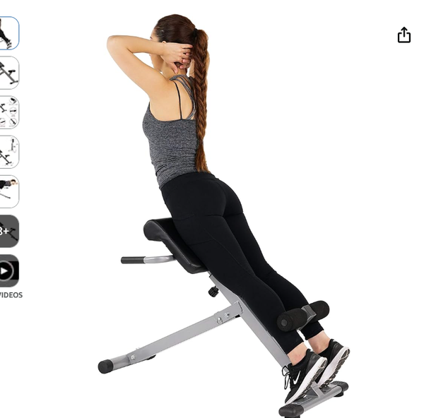 Sunny Health & Fitness Multi-Function Roman Chair