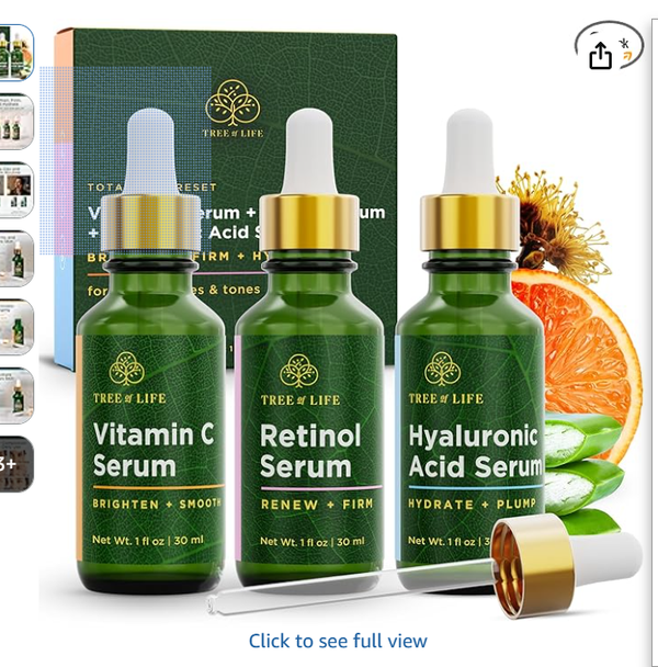 Tree of Life Face Serum Set - Vitamin C