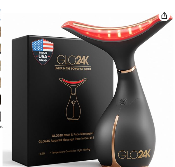 GLO24K Red Light Face & Neck Beauty Device