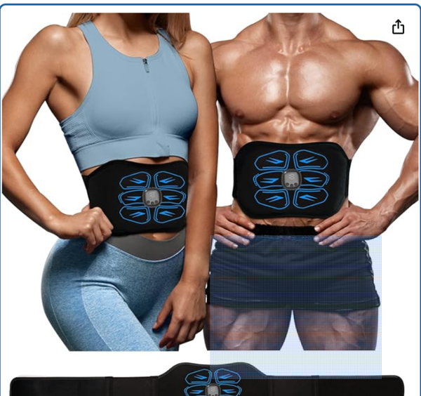 FDA Cleared ABS Stimulator Muscle Toner, Ab Machine, Portable Abdominal Belt,