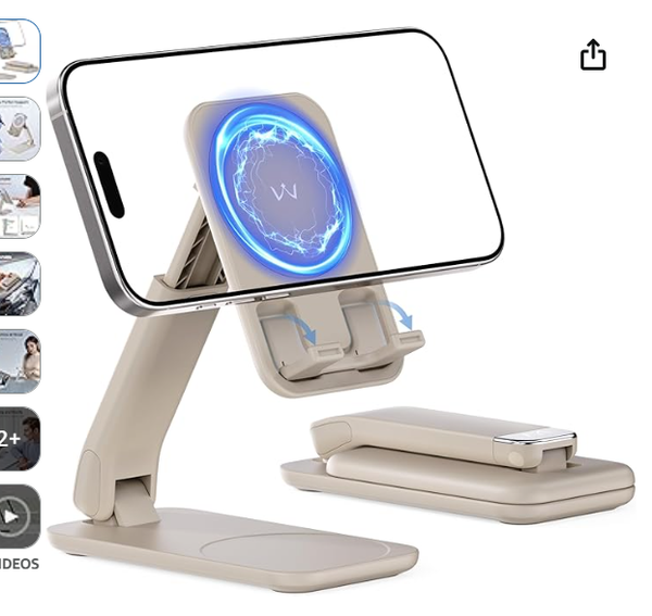 iWALK Magnetic Cell Phone Stand for Desk,