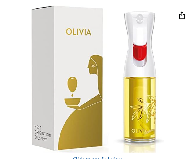 OLIVIA SIGNATURE Advanced Kitchen Oil Sprayer with Flairosol Technology,