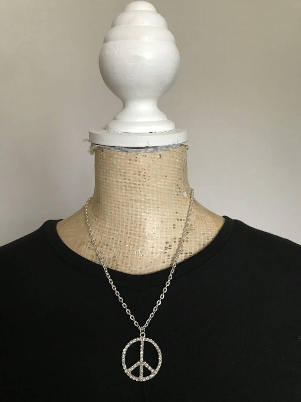 Retro Peace Ketting