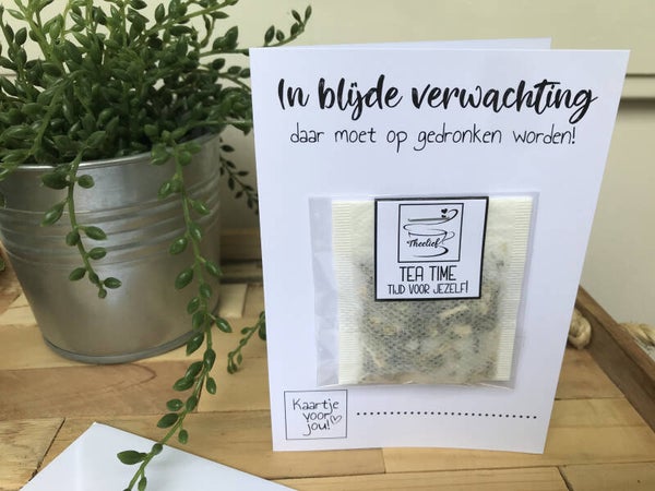 Theekaart In Blijde Verwachting