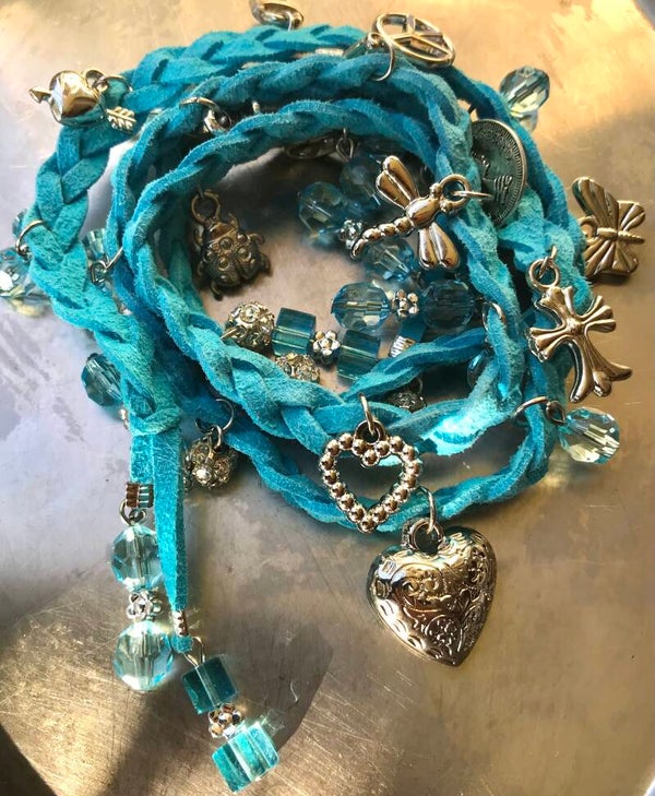 Boho Wikkelarmband Turqouise