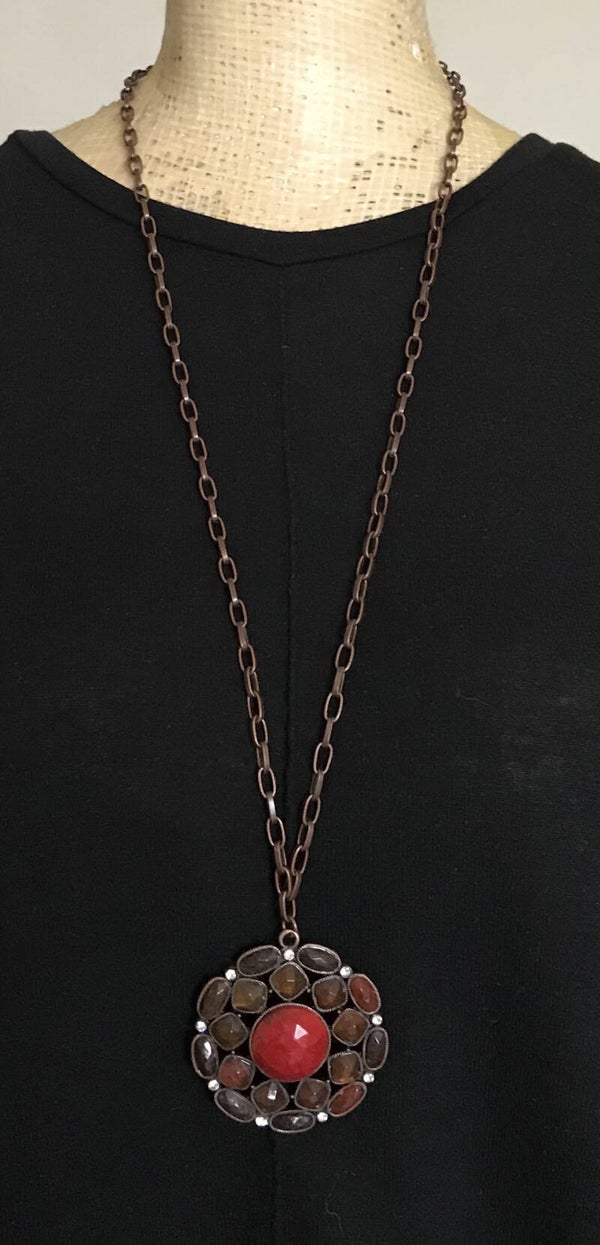 Lange Vintage Ketting Bohemian Retro