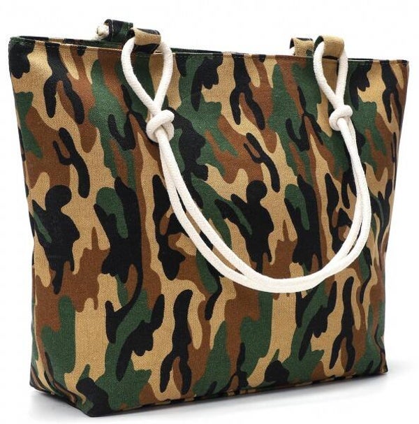 Camouflage Legerprint Shopper/Strandtas