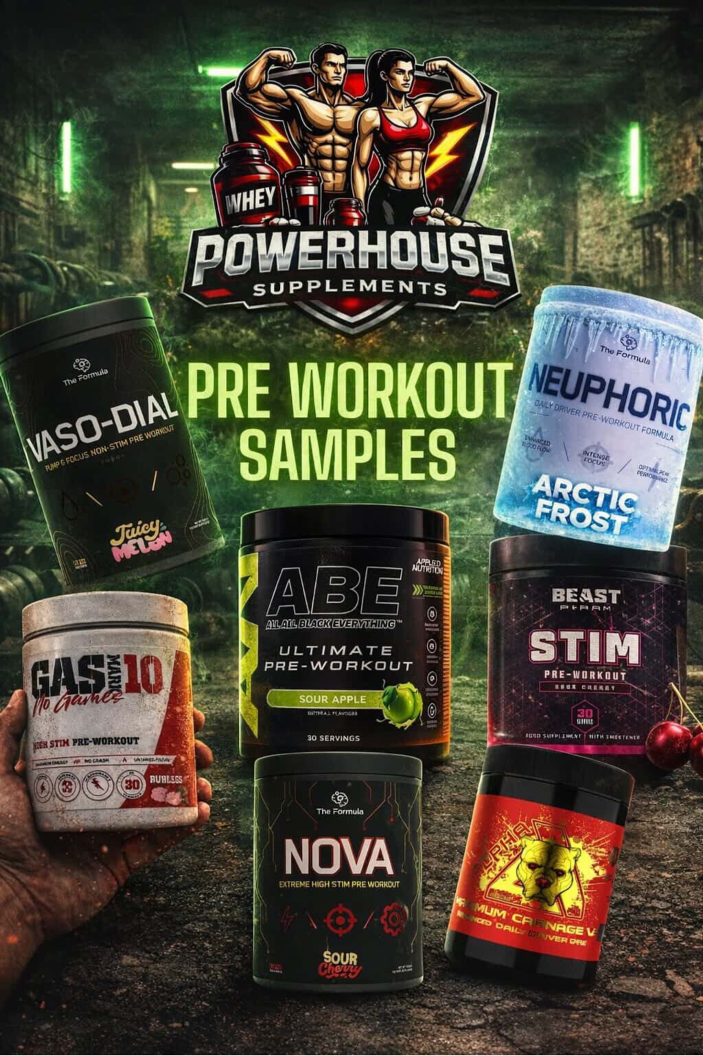 Pre-workout Samples (single servings)