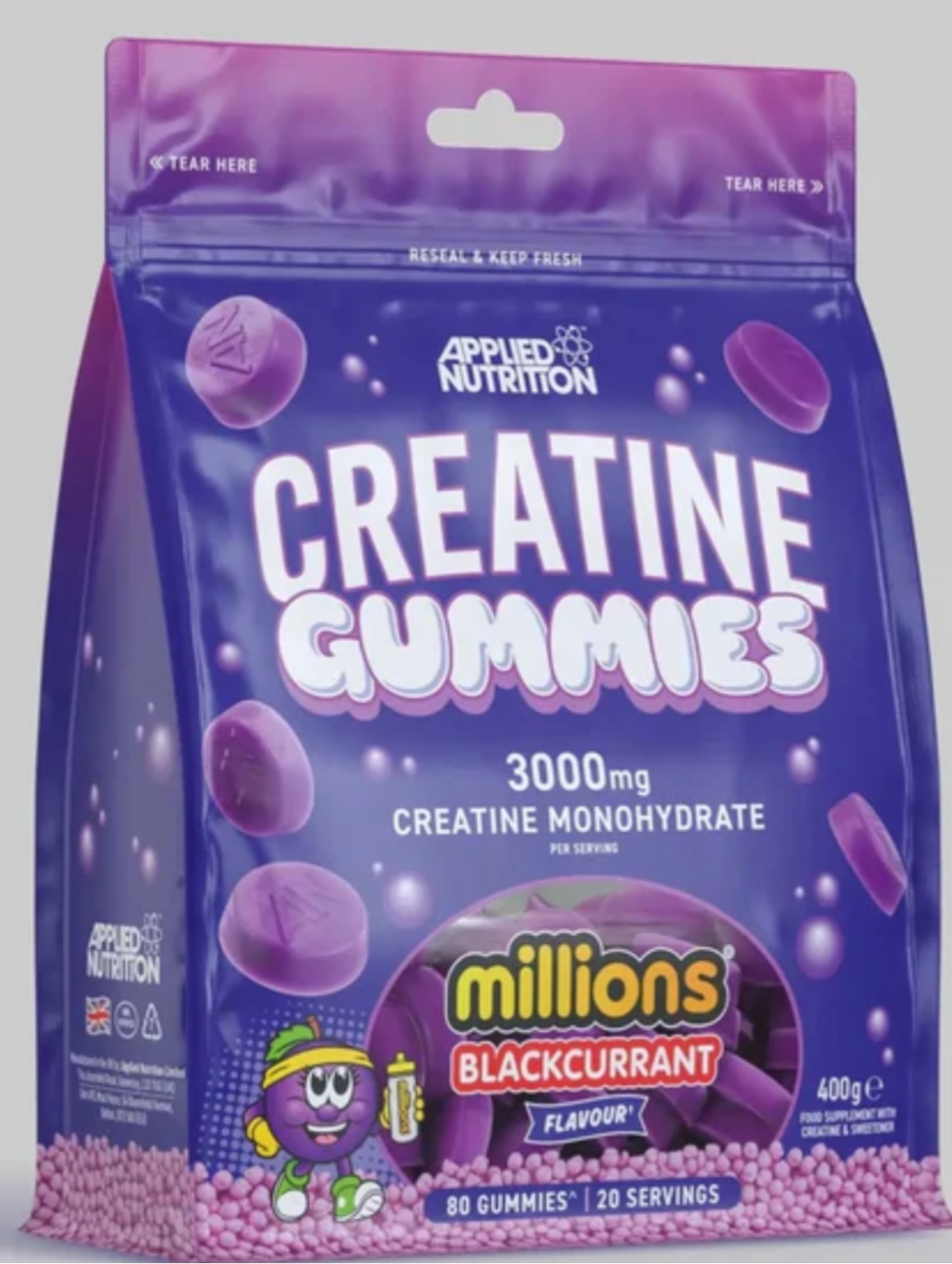 Applied Nutrition Creatine Gummies, 80pcs