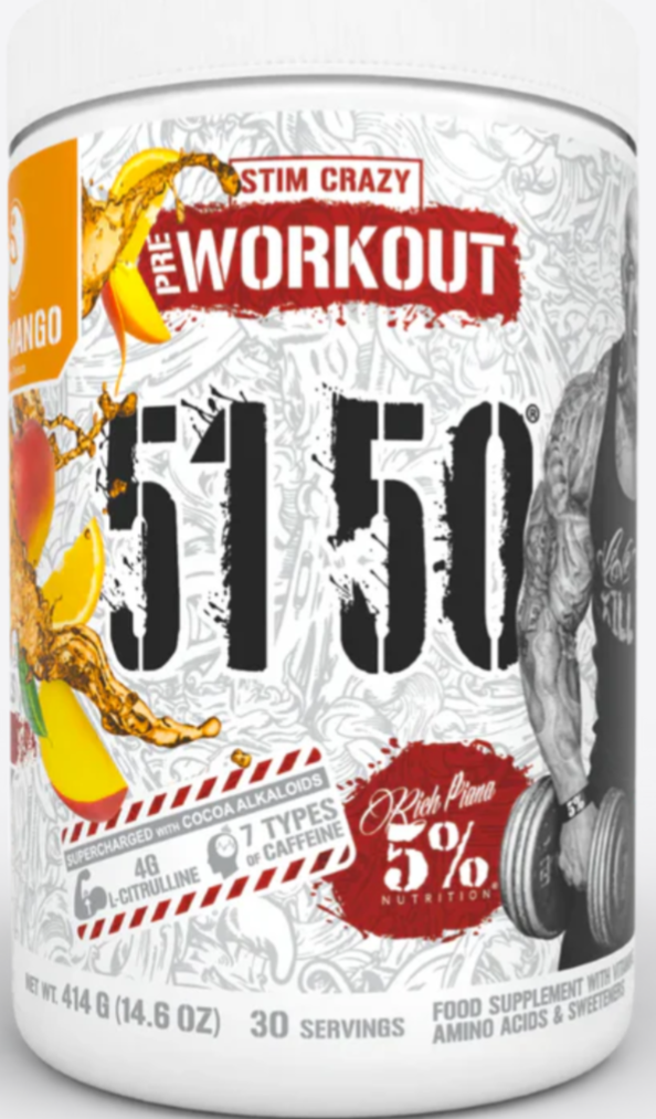 5% Nutrition 5150 Extreme High-stim Pre-workout