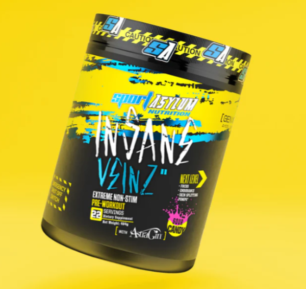 Sport Asylum INSANE VEINZ stim free pre workout