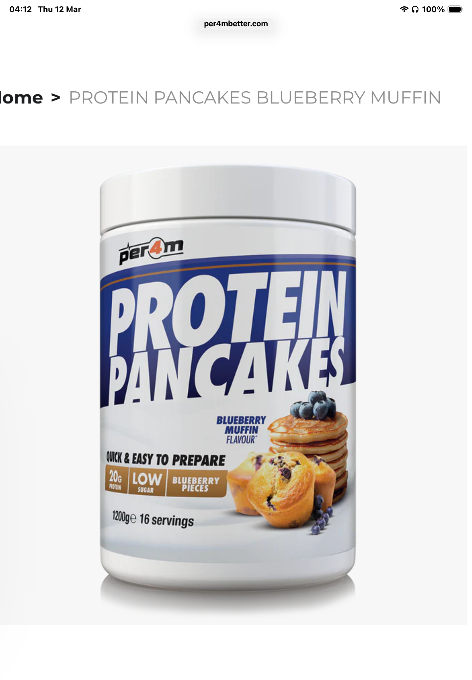 Per4m Protein Pancakes