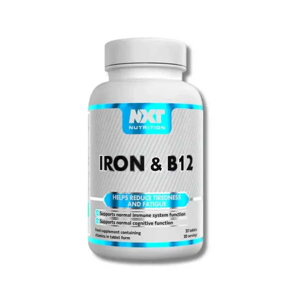 NXT Iron & B12 tablets 30tablets