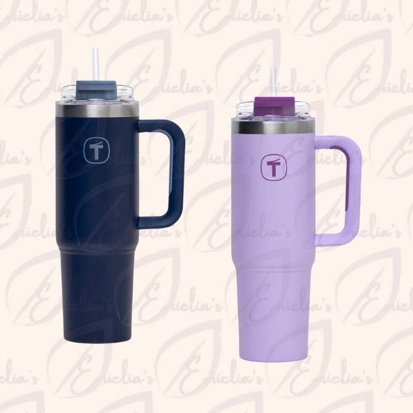 Tupperware Big t tumbler 1,1 liter  blue and purple