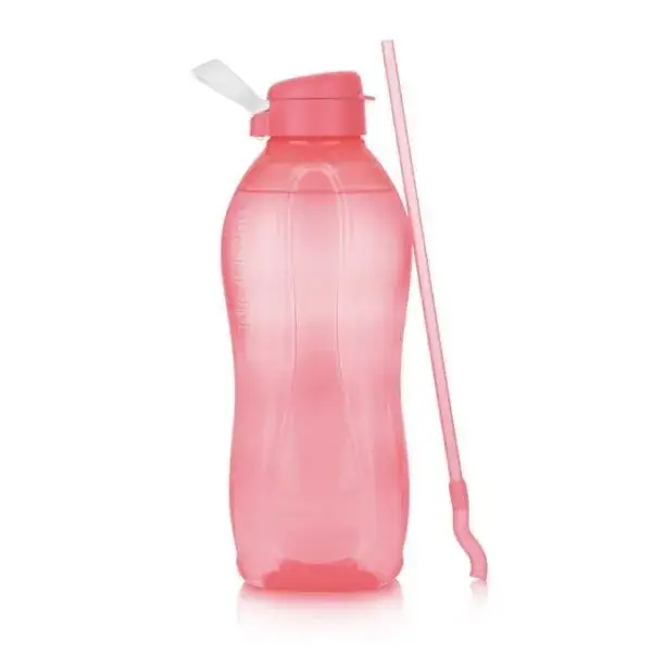 Eco fles plus 2 liter  met rietje    11178567