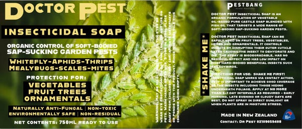 DOCTOR PEST INSECTICIDAL SOAP - 1L READY-TO-USE SPRAY