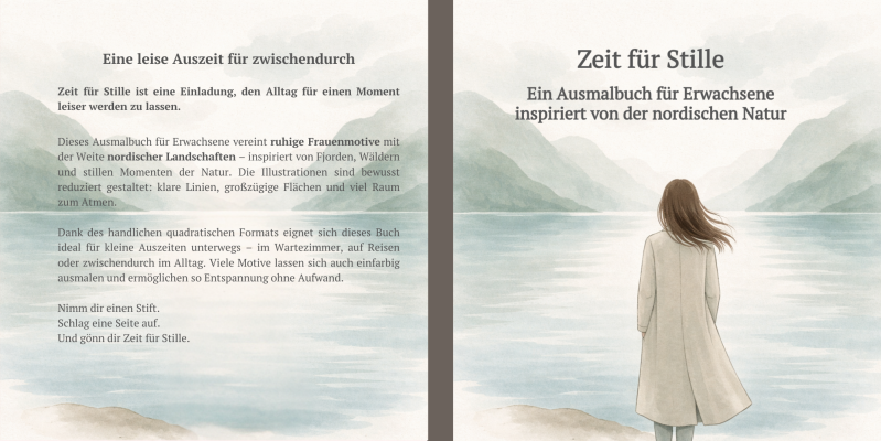 Malbuch für Frauen zum entschleunigen