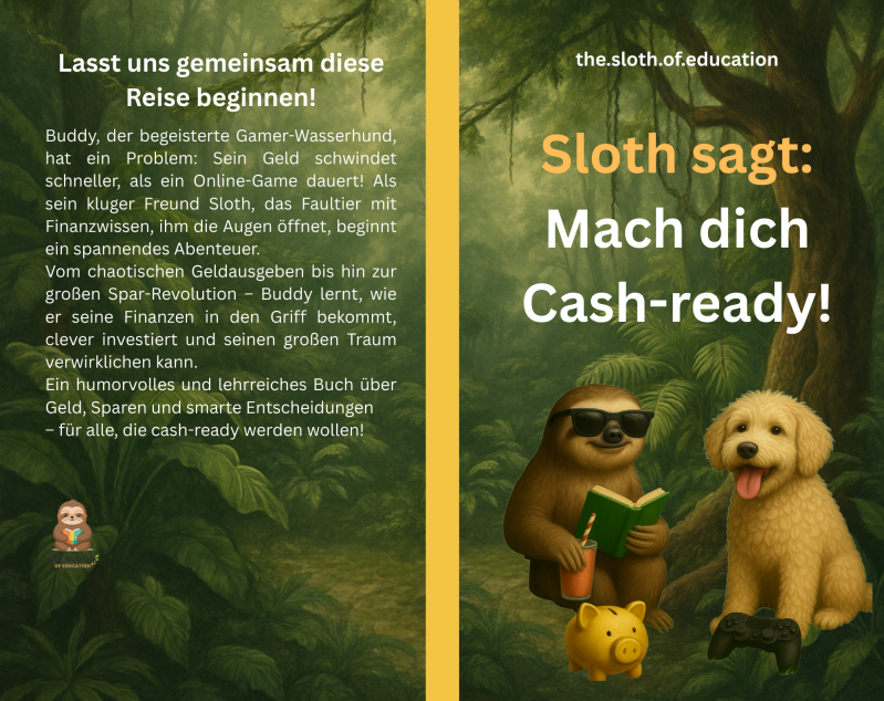 Finanzbuch für Kinder: Sloth sagt: Mach dich Cash-ready!