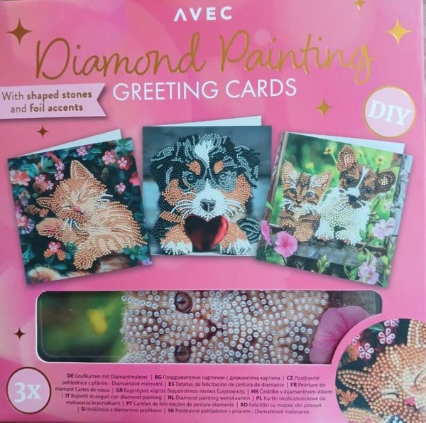 Peinture diamant - Autres - Cartes animaux